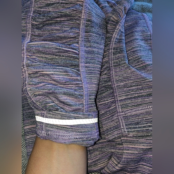 Lululemon Speed Tight IV Space Dye Camo Tender Violet Black Grape Purple Size 6 - Picture 14 of 16